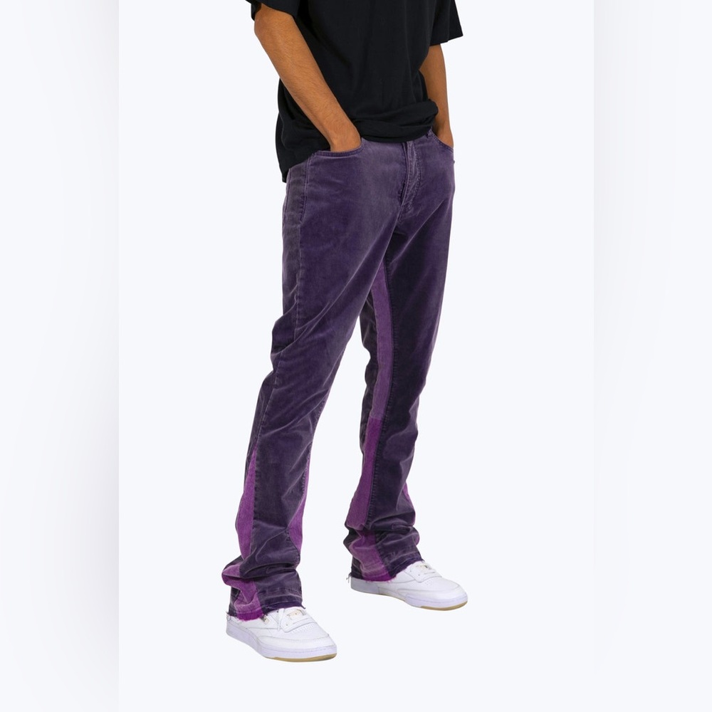 Men's MNMI B428 Purple Corduroy Pants